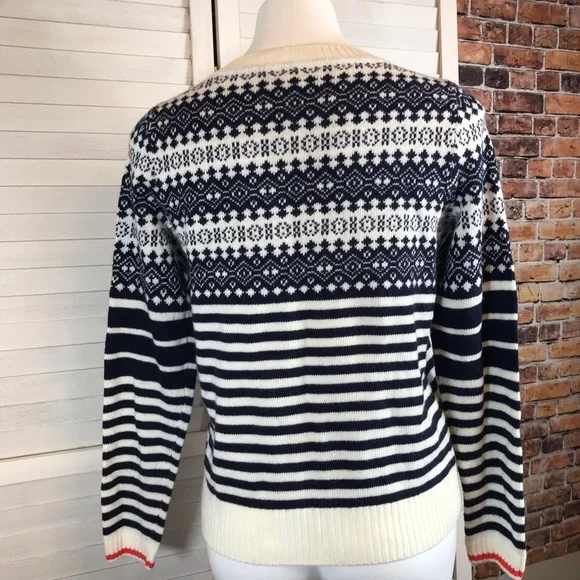 🍀🌸 J.Crew Factory Stripes sweater 🌸🍀 - Picture 9 of 13